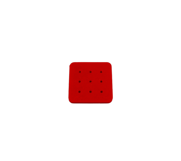 Earring-Holder-Square-Small-Red