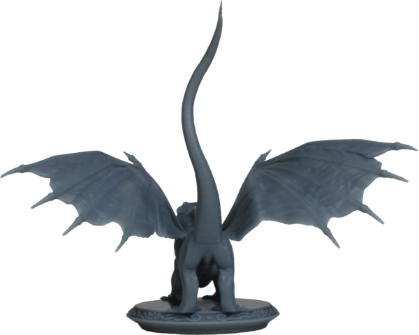 Mini-D1W Black Dragon Wyrmling-Back