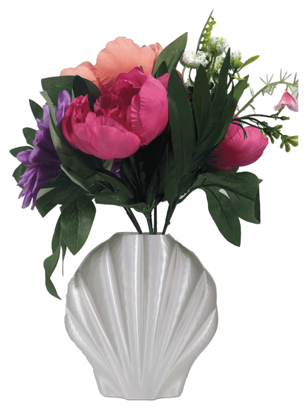 Seashell Vase - White
